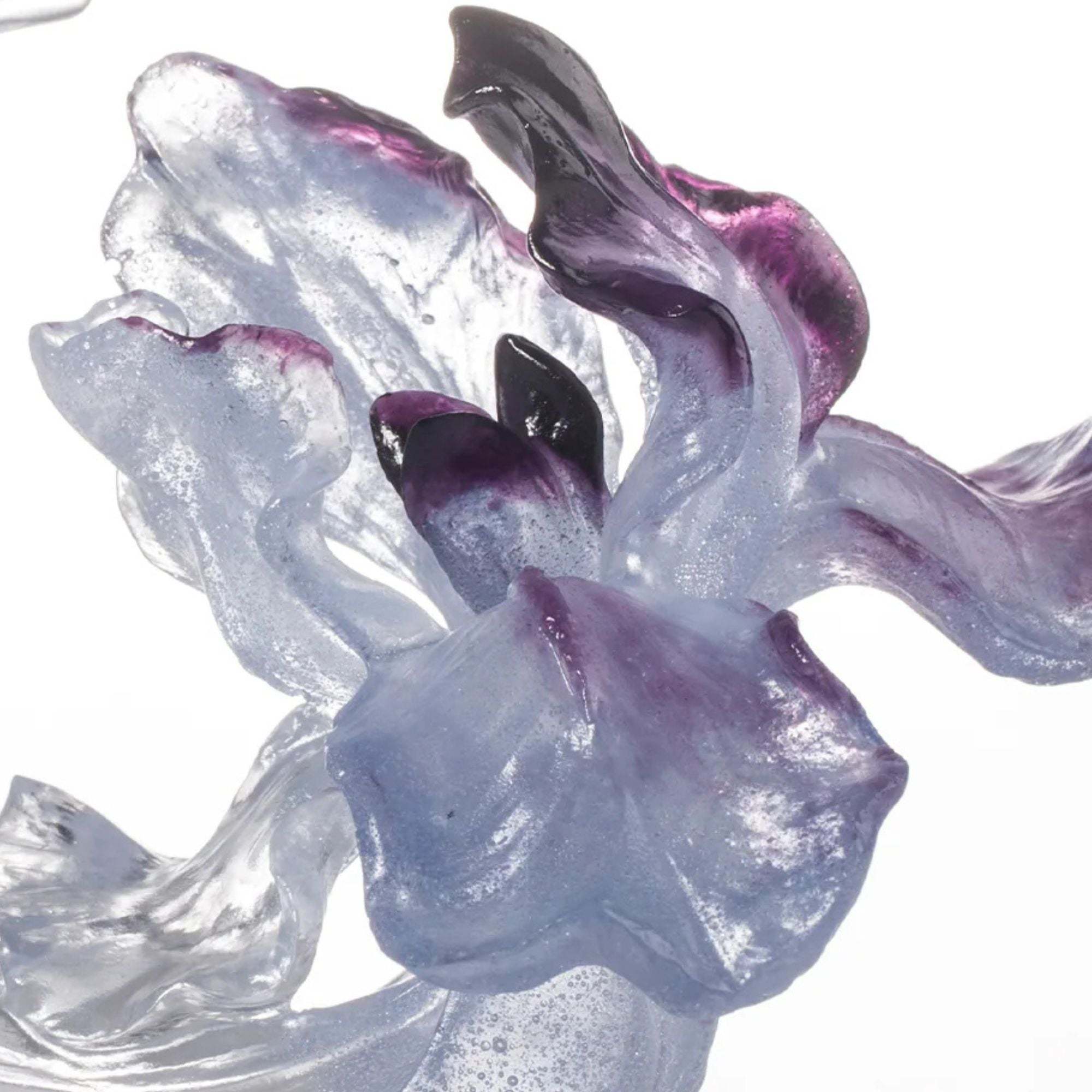 Crystal Flower, Iris, Arising through Contentment (Special Edition, Come with Display Base)