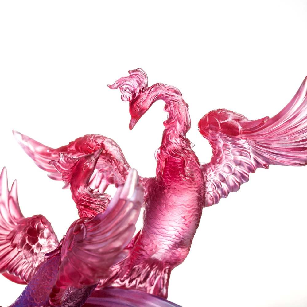 LIULI Crystal Art, Phoenix, Splendor In The Nine Heavens