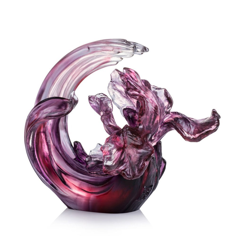 Crystal Flower, Iris, Arising through Contentment (Special Edition, Come with Display Base)
