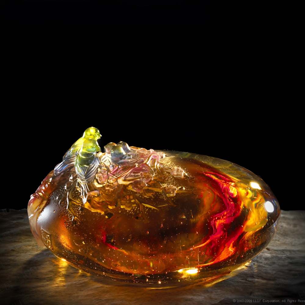 Crystal Animal, Bird, Love Nest