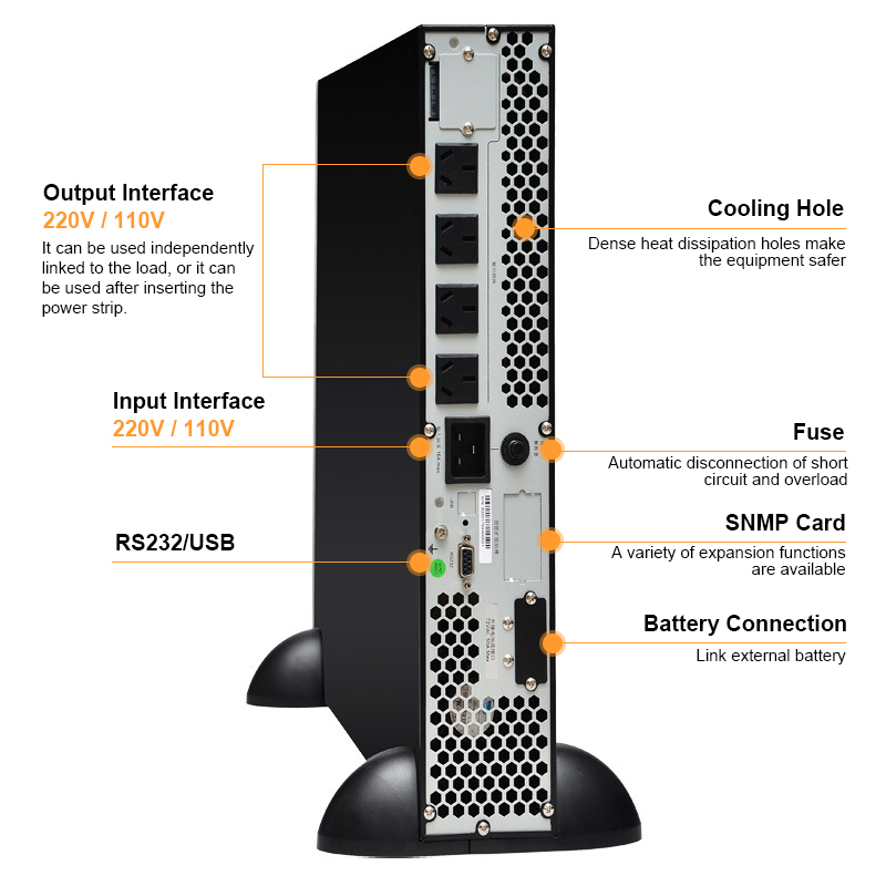 ghana Online UPS Rack Mount 1KVA~10KVA Single Phase