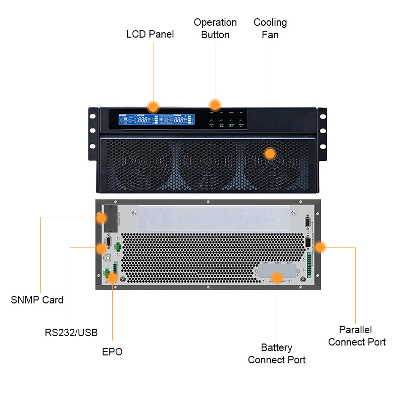 ghana Online UPS Rack Mount 10KVA-20KVA 3Phase/1Phase
