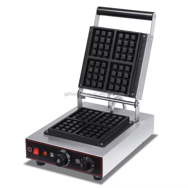 Commercial Teflon Non-Stick Waffle Maker