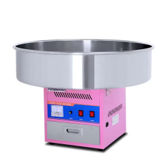 0.9KW Pink Commercial Cotton Candy Machine – Stainless Steel