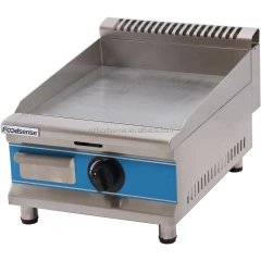 Commercial Stainless Steel Gas Griddle with Gas Fryers – 12KW Power