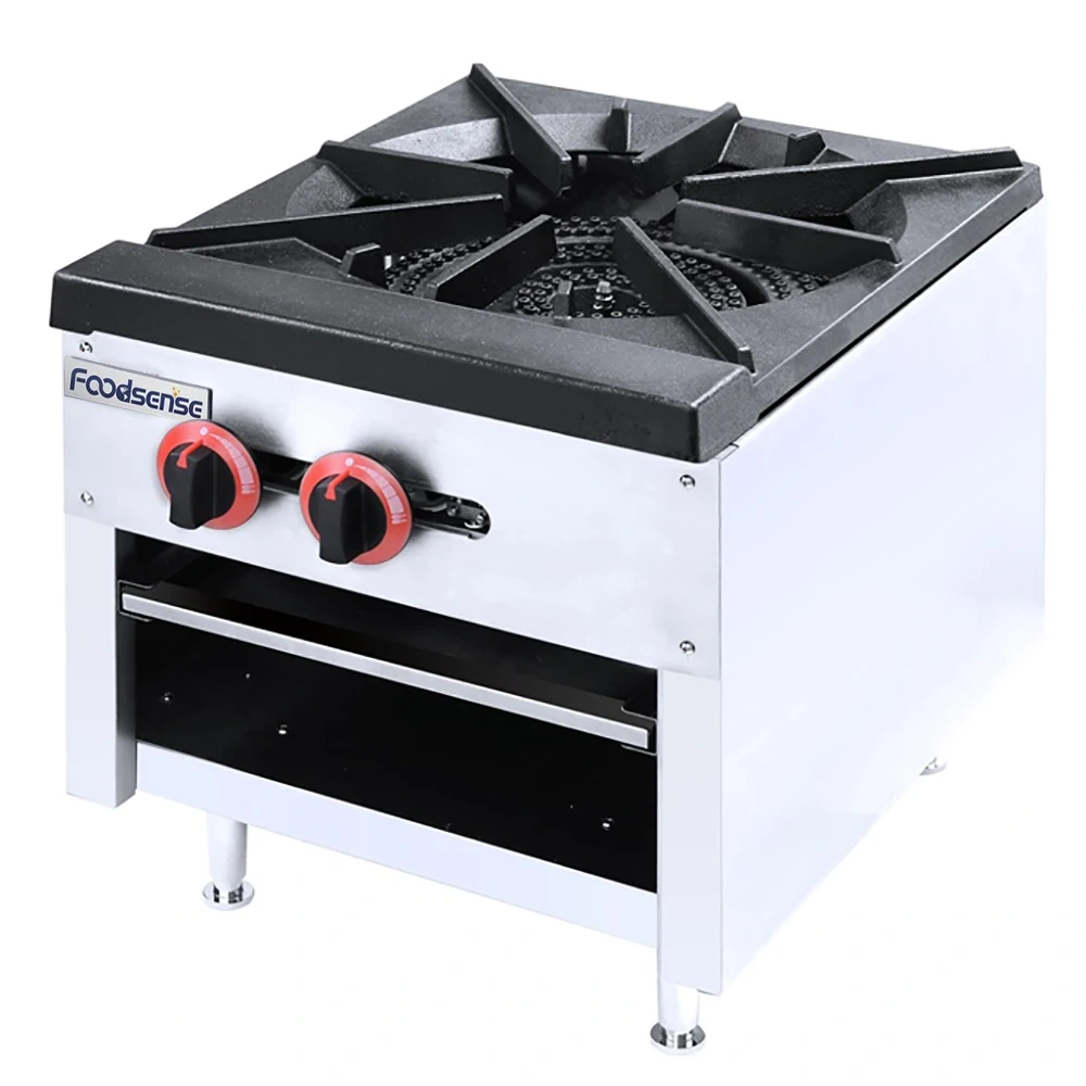2 Burner Portable Commercial Gas Stove Cooker – 24.7KW Stainless Steel