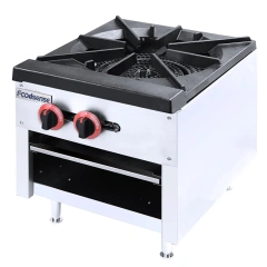 2 Burner Portable Commercial Gas Stove Cooker – 24.7KW Stainless Steel