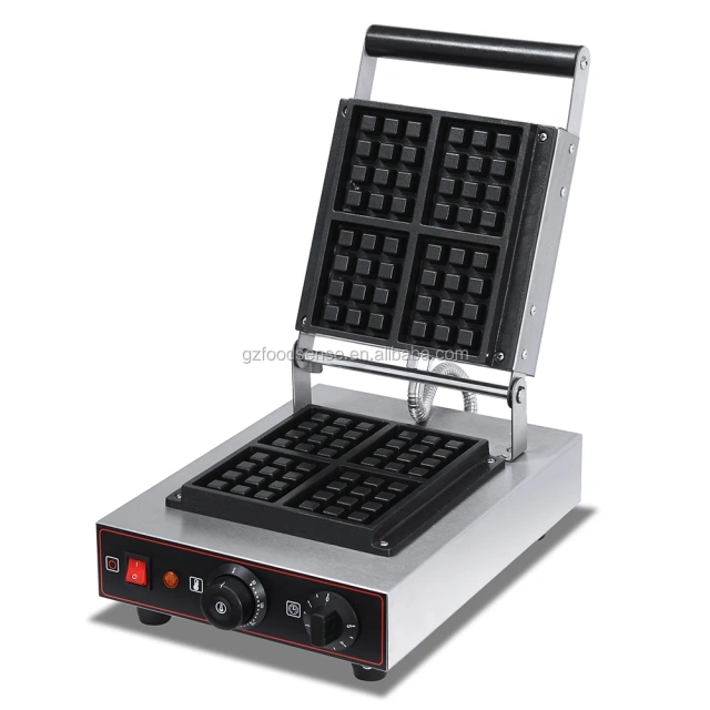 Commercial Teflon Non-Stick Waffle Maker