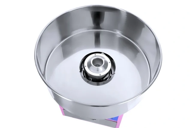 0.9KW Pink Commercial Cotton Candy Machine – Stainless Steel
