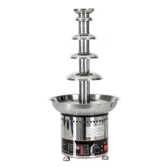 0.21KW 4-Tier Stainless Steel Chocolate Fountain
