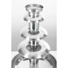 0.21KW 4-Tier Stainless Steel Chocolate Fountain