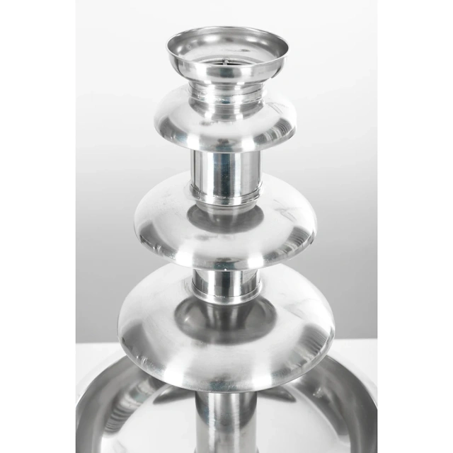 0.21KW 4-Tier Stainless Steel Chocolate Fountain