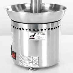 0.21KW 4-Tier Stainless Steel Chocolate Fountain