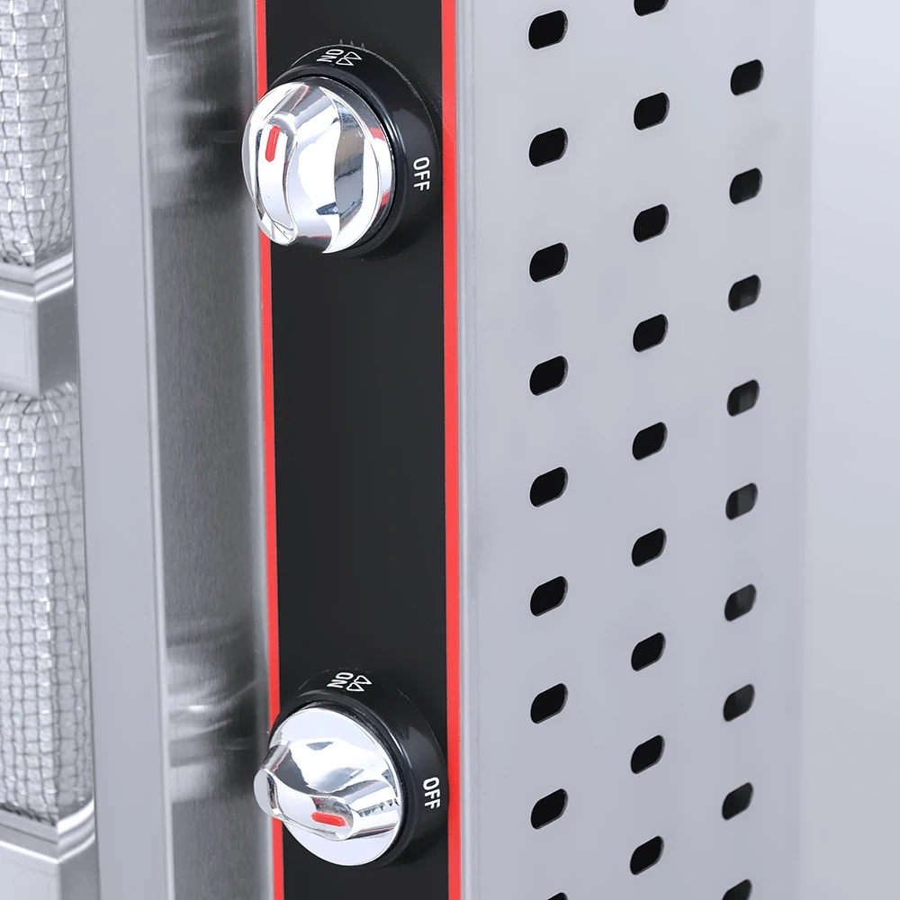 Commercial Industrial Burner Chicken Electric Shawarma Grill Machine