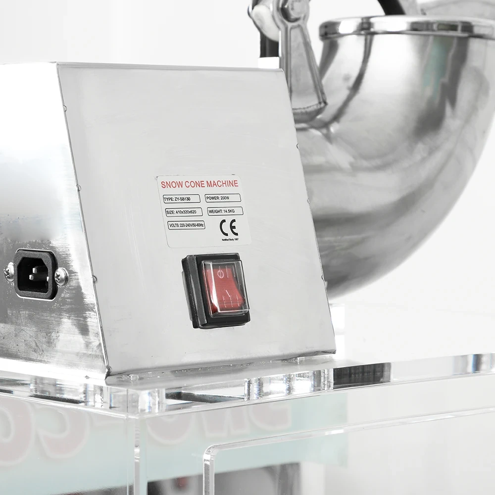 Dual Blades Commercial Electric Ice Crusher