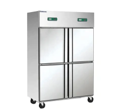 Commercial Refrigeration Equipment 4-Door Freezer and Refrigerator