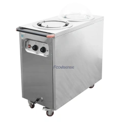 Keeping Food Warm Electric Food Trolley Heating Food Warmer Cart