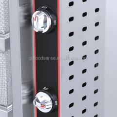 4-Burner Gas Shawarma Grill Rotary Gas Burner Kebab Gas  BBQ Oven