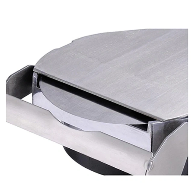 Commercial Shawarma Slicer | Black Handle, Stainless Steel