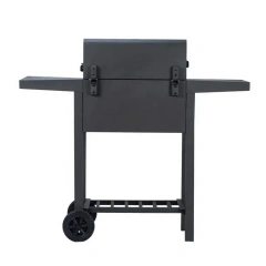 Smokeless Charcoal Barbecue Grill With Storage Shelf
