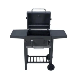 Smokeless Charcoal Barbecue Grill With Storage Shelf