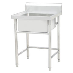 Stainless Steel Single Tank Kitchen Dish Sink Bench