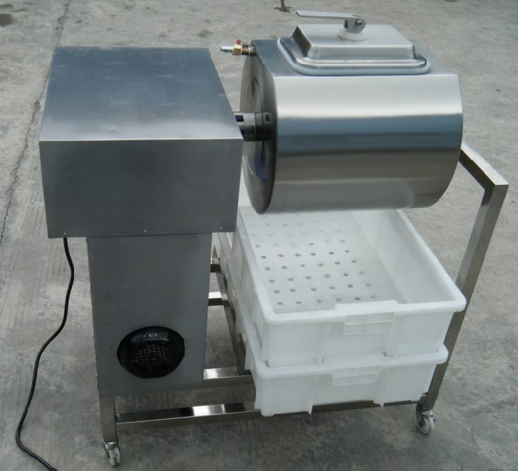 Stainless Steel Electric Vacuum Meat Food Salting Machine