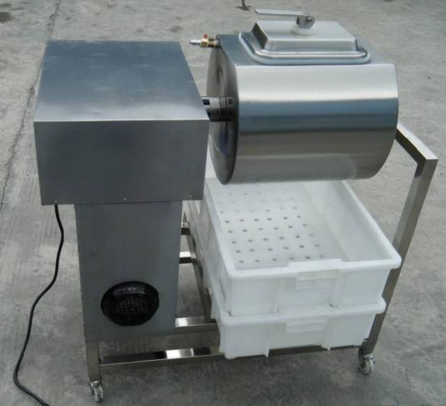 Stainless Steel Electric Vacuum Meat Food Salting Machine