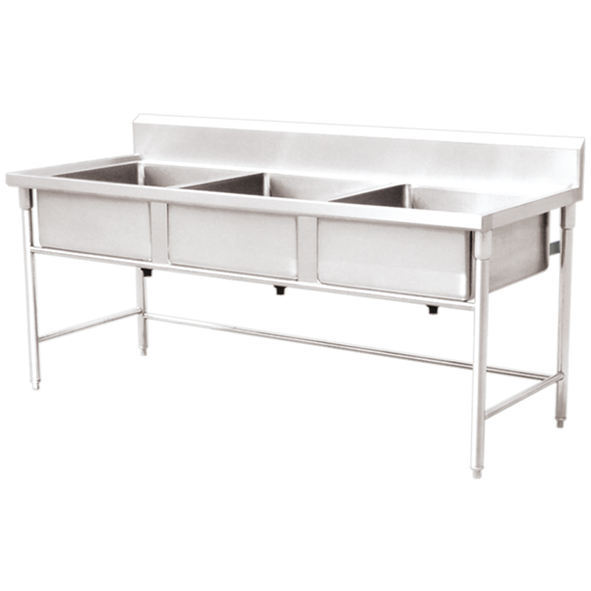 Stainless Steel Single Tank Kitchen Dish Sink Bench