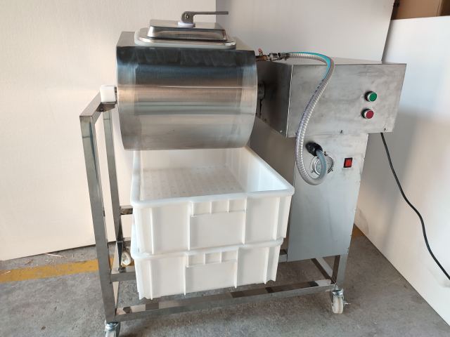 Stainless Steel Electric Vacuum Meat Food Salting Machine