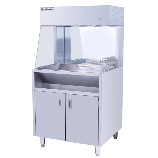 KFC free standing chips dump station / french fries display warmer