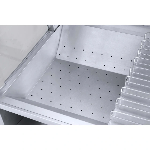 KFC free standing chips dump station / french fries display warmer