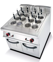 Gas Pasta Cooker with Cabinet pasta and noodle machine