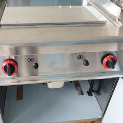 Commercial kitchen equipment  gas griddle with cabinet