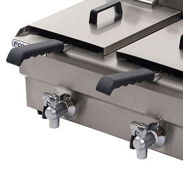 Commercial kitchen  Equipment 2-Tank 2-Basket Electric Fryer