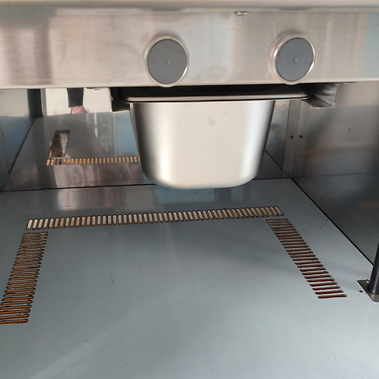 Commercial kitchen equipment  gas griddle with cabinet