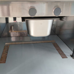 Commercial kitchen equipment  gas griddle with cabinet