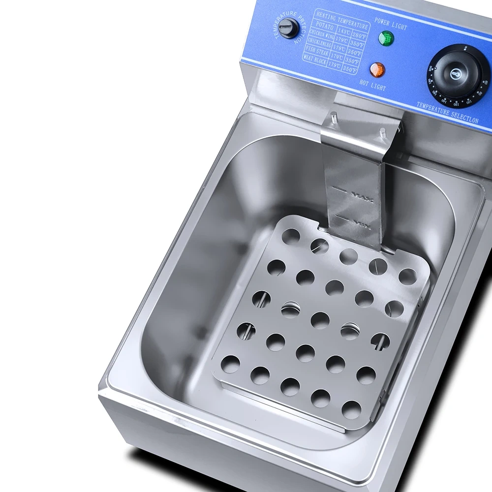 Hot Saler 1-Tank 1-Basket Industrial Electric deep fryer