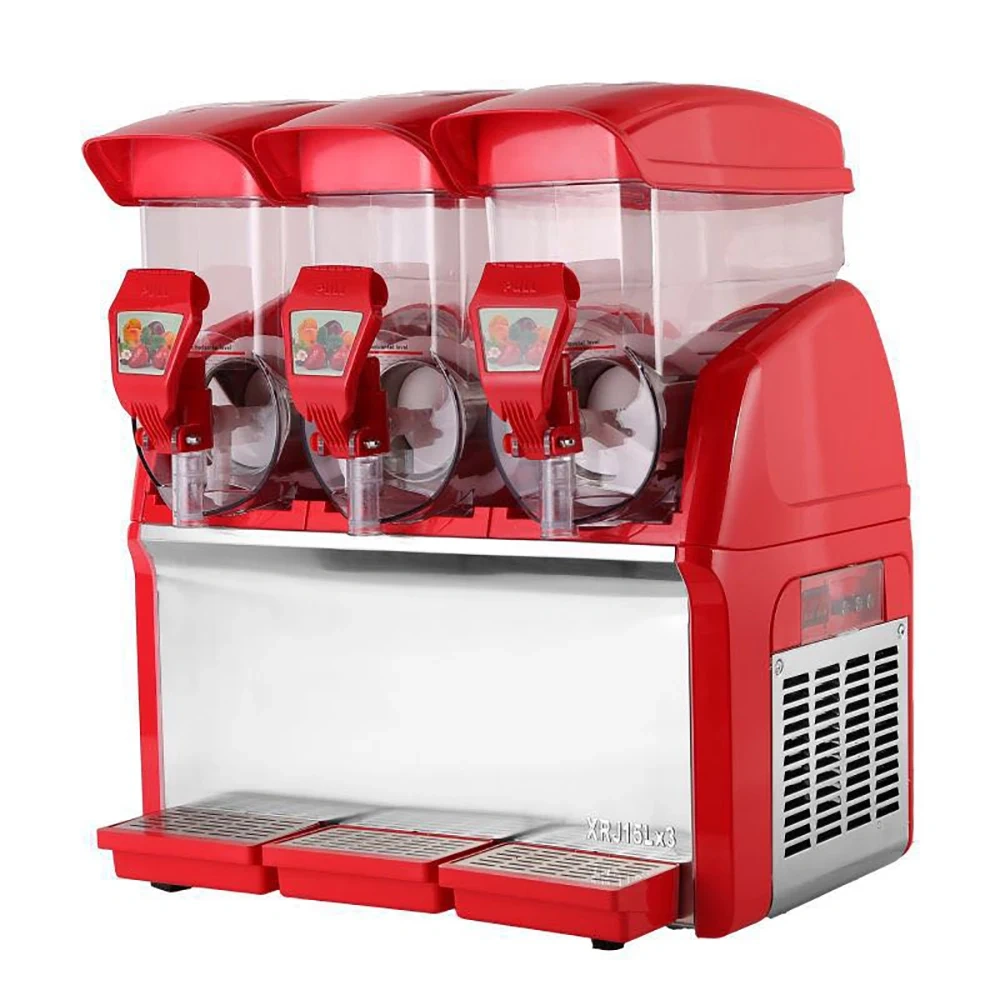 2 Tank Frozen Drink Machine Commercial Slush Juicer Machine