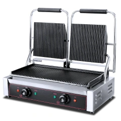 1.8+1.8KW Electric down flat Sandwich contact grill Griller