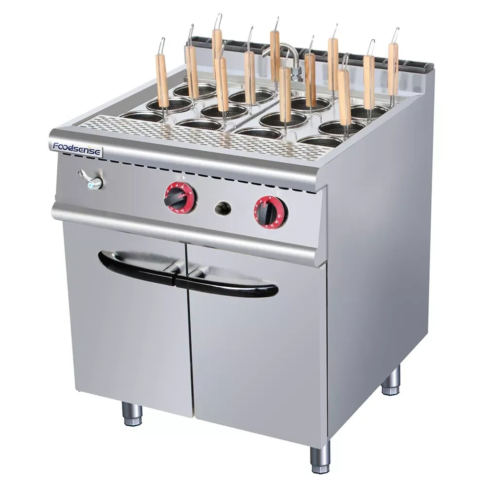Gas Pasta Cooker with Cabinet pasta and noodle machine