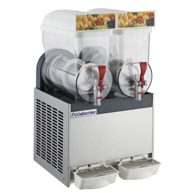 2 Tank Frozen Drink Machine Commercial Slush Juicer Machine