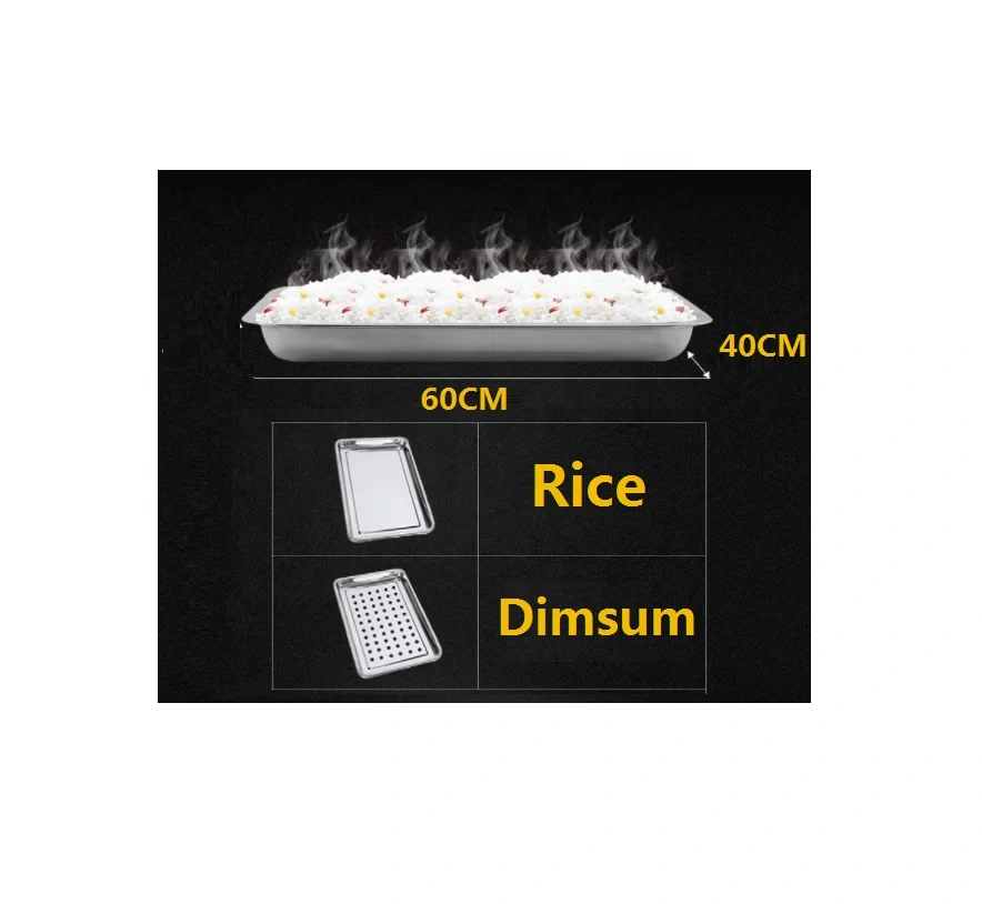 Commercial  Gas 12 Layer 24 trays Gas Steaming Rice Cabinet