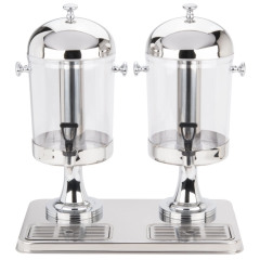 Commercial double head  table top cold beverage drink milk blender