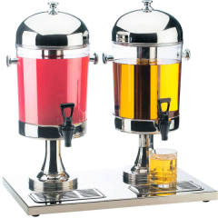 Commercial double head  table top cold beverage drink milk blender