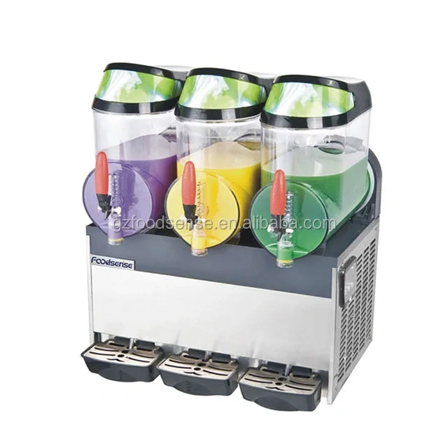Frozen Drink Machine 3 Tanks Slush Machine 10Lx3