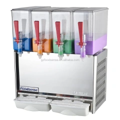 10L* 3 Tanks Commercial Square Cold Drink juice Dispenser
