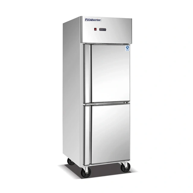 2-door Fan Cooling Vertical Commercial Freezer for Kitchen