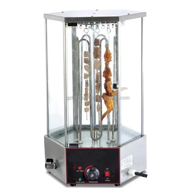 Commercial Glass vision Electric Automatic Rotary Corn Roaster