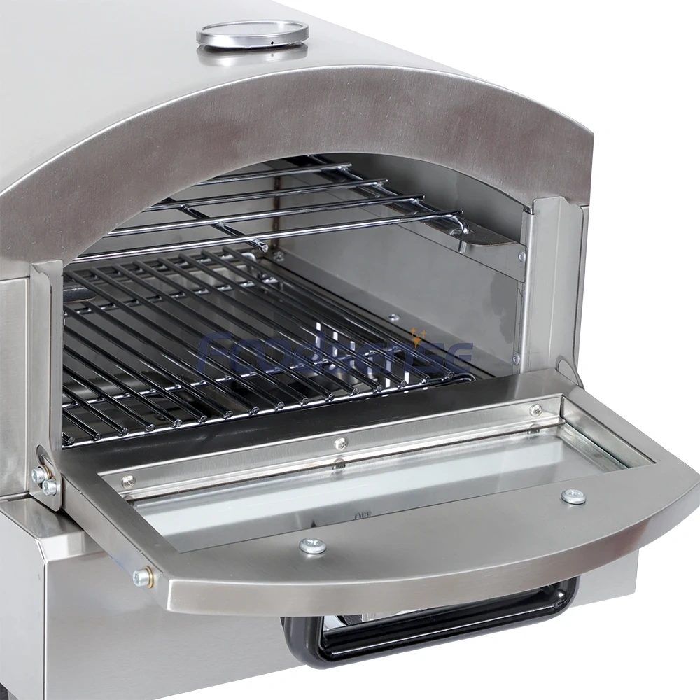 Gas Pizza Oven Indoor Outdoor With 12 inch Pizza Stone